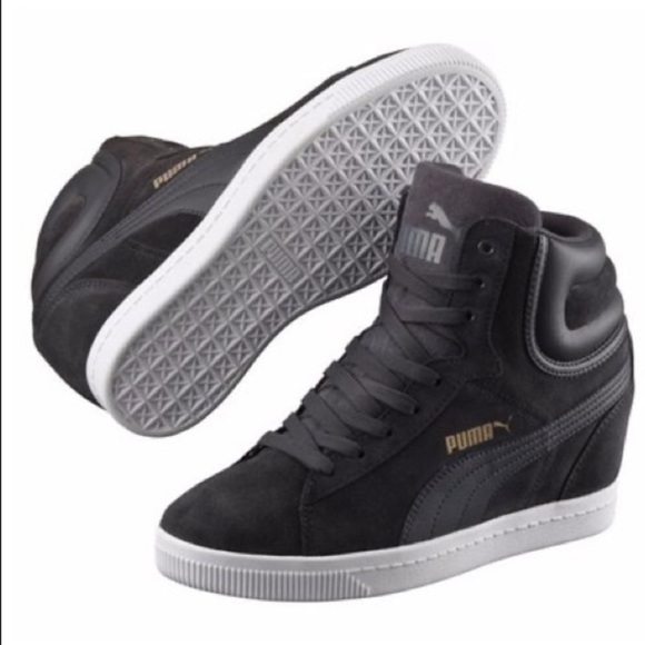 puma wedge heel sneakers